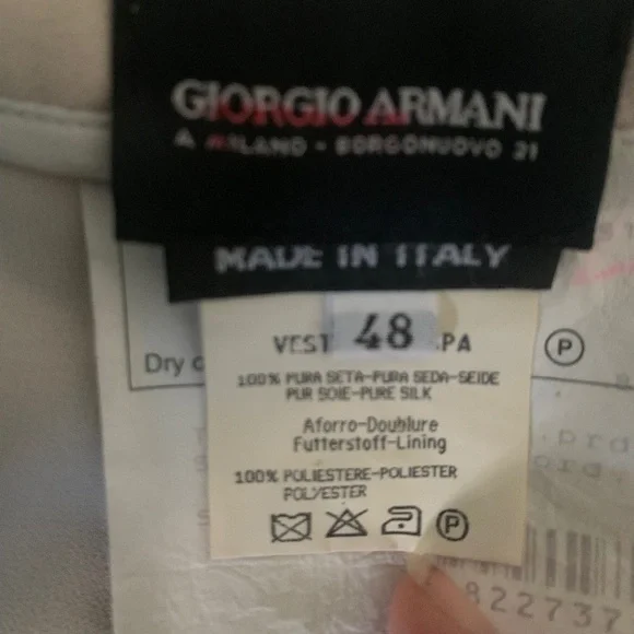 VINTAGE GIORGIO ARMANI SILK PANTS